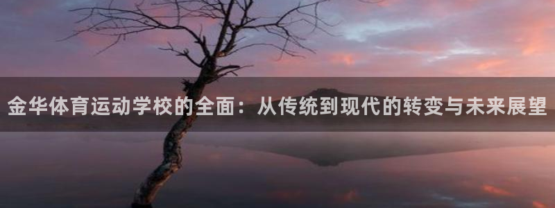 vsport体育官方集团官网:金华体育运动学校的全面:从传统